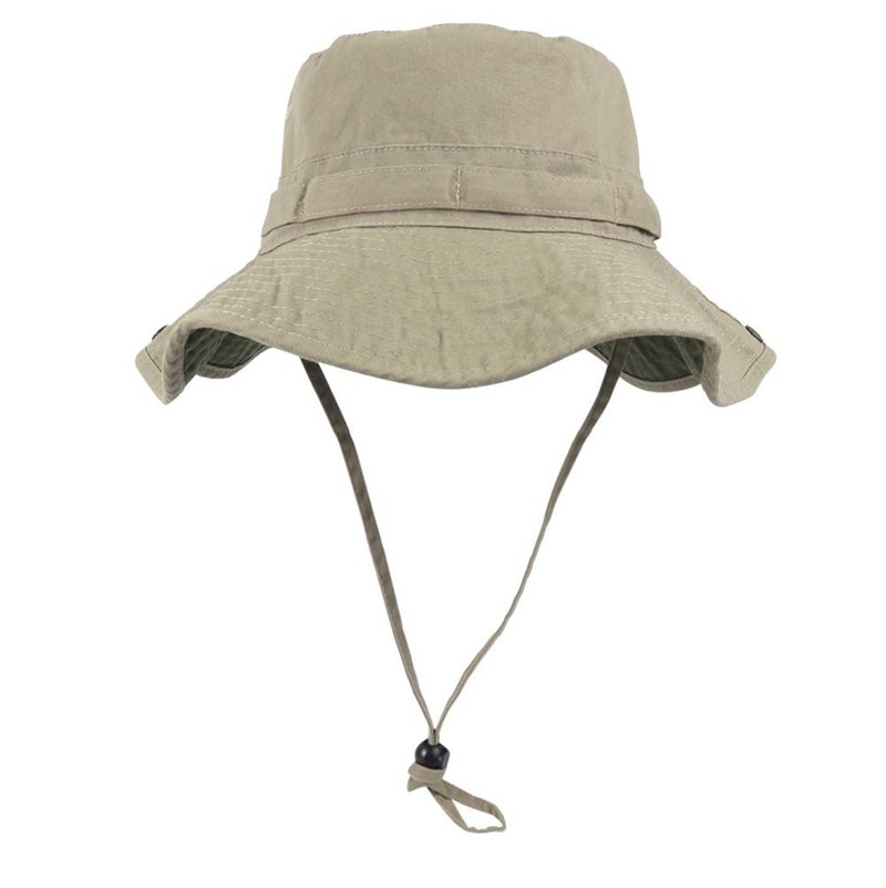 Phaiy Bucket Hat Wide Brim UV Protection Sun Hat Boonie Hats Fishing Hiking Safari Outdoor Hats for Men and Women Khaki - Image 1